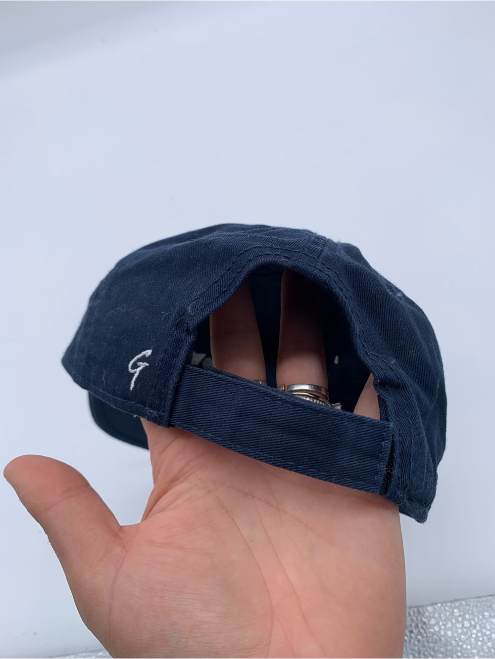 Seaside Navy Baseball Cap - Picture 7 of 7